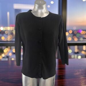 A very elegant Grace Elements Black Knit Sweater in size L